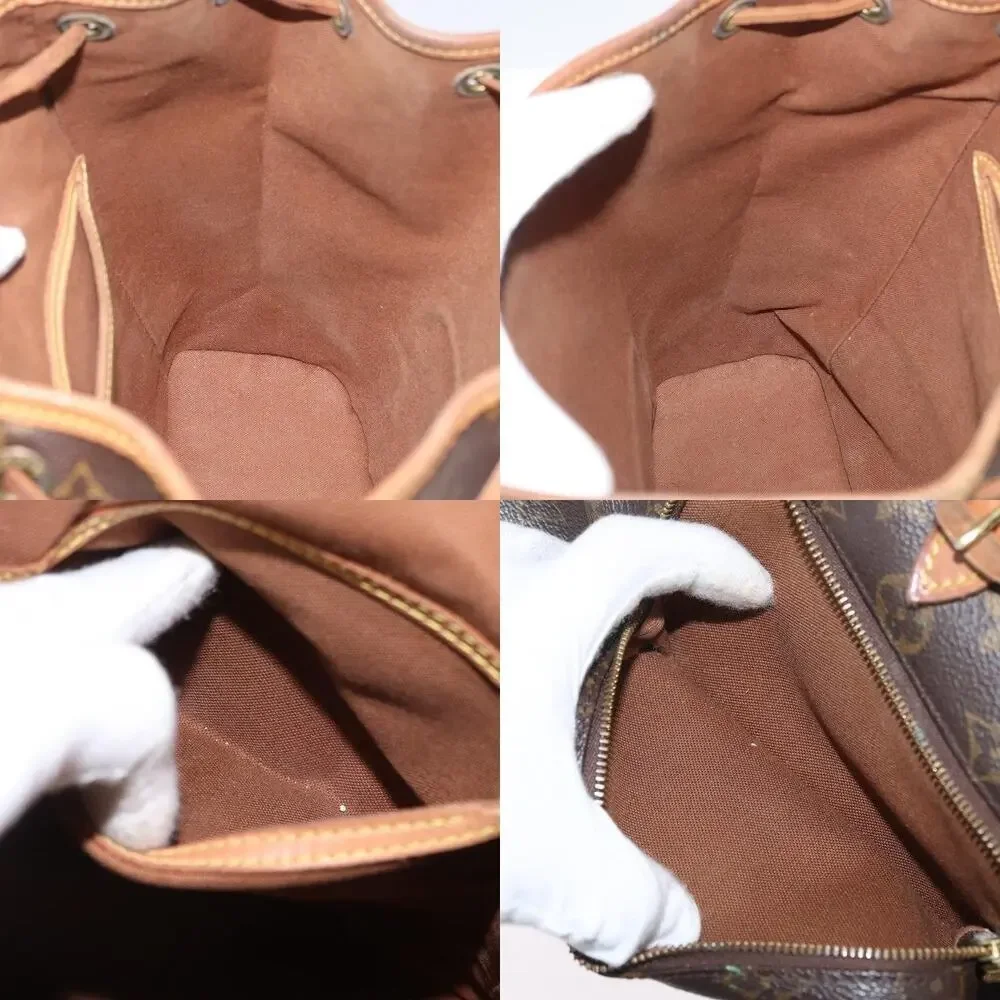 Louis Vuitton Monogram Montsouris MM Backpack Brown
